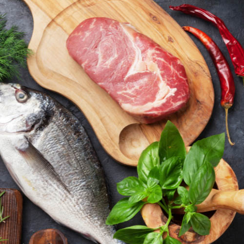 Prediligi pesce pescato e carne bio